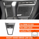 Skirtas BMW X3 E83 2004 2005 2006 2007 2008 2009 2010 Anglies pluo&scaron;to lipdukas Centrinio valdymo pavarų dėžės i&scaron;leidimo angos interjeras automobiliui 17 RHD