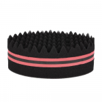 1vnt ovalus &scaron;epetys skirtas Afros Dredlocks Curl Coil Wave dvipusiams plaukams Twist Sponge Magic Hair raudona