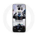 Coque pour Samsung Galaxy S6 Formule 1 Valtteri Bottas pilote de course F1 Noir