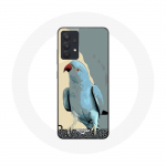 Coque pour Samsung Galaxy A13 4G / A13 4G Lite Perruches perroquets Bleu