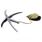 2 vnt / rinkinys a&scaron;trūs peiliai 15 metrų virvės žolės kabliukas nerūdijantis plienas keturiomis letenėlėmis Specialūs vandens žolės pjovimo reikmenys žvejybos reikmenys