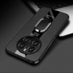 Realme 12 Pro Plus dėklui Magnetinis žiedinis telefono galinis dangtelis Realme 12Pro + 5G prabangus odinis Capa silikoninis smūgiams atsparus buferis Realme 12 Pro Plus