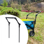 Foldable Wagon Handle Camping Carts Bar Easy to Install Trolley Attachment for