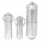 3 vnt piliulių skardinės oksidacijos spalvoto aliuminio lydinio ne&scaron;iojamas sandarus vaistų dėžutės konteineris