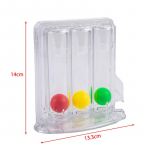 3 kamuoliukų kvėpavimo treniruoklis plaučių funkcijai pagerinti treniruoklio kvėpavimo spirometriją