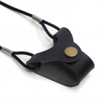 1 vnt. Moteri&scaron;ki akiniai nuo saulės, odiniai laikymo virviniai dėklai, akiniai, pakabinami kaklo dirželiai juoda