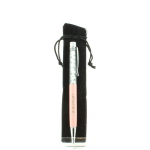 Pierres et Min&eacute;raux. Stylo min&eacute;raux Howlite des USA. Couleur Rose.
