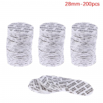 200 vnt. lipnių putų, jautrių spaudimui, dangtelių įdėklų, apsauginių nuo klastojimo įdėklų kosmetikos indeliams, buteliams, indeliams 20 mm&ndash;82 mm 28mm-200pcs