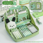 12 sluoksnių didelės talpos panda pie&scaron;tukinė mergaitėms ir berniukams pradinėje ir pagrindinėje mokykloje &ndash; auk&scaron;tos vertės ra&scaron;tinės reikmenų organizatorius