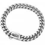 14 mm auksinė &scaron;unų grandinėlė-antkaklis &scaron;unims, nerūdijančio plieno metalinis prabangus vėrinys, naminių gyvūnėlių aksesuaras 10inch(25cm)