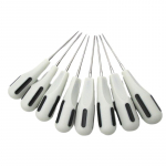 8 vnt. Dantų nerūdijančio plieno keltuvas Baltas Chirurginis &Scaron;aknies vir&scaron;ūnės i&scaron;traukimo keltuvas Auk&scaron;tos kokybės odontologijos chirurginis instrumentas 8Pcs