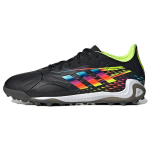 Adidas Copa Sense.1 TF Al Rihla Pack - Juodi Vyri&scaron;ki Sportbačiai Core-Black Bright-Cyan Team-Solar-Yellow HR1853 41⅓