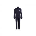 Adidas Dryžuotas Logotipo Spaudinys Užtrauktukas Slim Fit Sportinis Kostiumas Vyri&scaron;ki Kostiumai Tamsiai Mėlynas GT8802 L