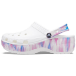 Crocs Classic Clog Dažyti Trendiniai Klumpės Moteri&scaron;kos klumpės Baltos Violetinės 207580-94S 34-35