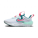 Nike Run Flow Patogūs Apvalus Pir&scaron;tas Atsparus Smūgiams Žemi Vaikų Bėgimo Bateliai Vaikų Bėgimo Bateliai Balti Mėlyni DR0471-101 28