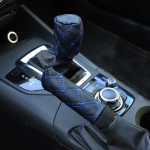 Automobilio pavaros dangtelio rankinio stabdžio dangtelio 2 dalių rinkinys, automatinis rankinės pavaros rankenos dangtelio reikmenys One Size