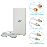 3G 4G Lte Antena Mobilioji Antena 700~2700mhz 30dbi SMA CRC9 TS9 Vyri&scaron;kas Jungtis Stiprintuvas Mimo Panelinė Antena+2 Metrai
