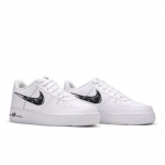 Nike Air Force 1 Low GS Doodle Swoosh - Baltas Juodas DM3177-100 EU 36.5 juoda/balta