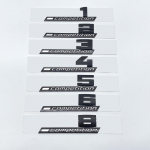 Giossy Black 3D ABS COMPETITION ABS Emblem Thunder Edition skirtas BMW M1 M2 M3 M4 M5 M6 M8 automobilio bagažinės ženklelio lipdukas M8