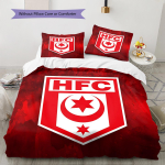 Hallescher FC ra&scaron;to patalynė, pledų komplektas, pledo užvalkalas, pagalvės užvalkalas, namų gimtadienio dovana (1 * antklodės užvalkalas + 2 * pagalvės užvalkalai, be &scaron;erdies) 135x200cm