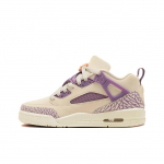 Air Jordan Spizike Low GS Let's Play Legend &Scaron;viesiai rudos spalvos Violetinis dulkių Baltas Raudonas atspalvis FQ3950-200 37.5 gray