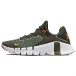 Nike Free Metcon 4 Vyri&scaron;ki treniruočių batai Cargo Khaki White Sequoia Safety Orange CT3886-301 EU&nbsp;44.5