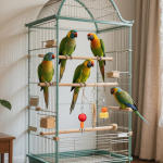Pauk&scaron;čių žaislai papūgoms Conure žaislai Vaisių lesintuvas Pauk&scaron;čių reikmenys 3 vnt. Nerūdijančio plieno narvo priedai Maisto ie&scaron;kojimo augintinių reikmenys CHINA