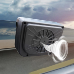 Saulės energija varomas au&scaron;intuvas Greitai besisukantis automobilio lango ventiliatorius Saulės energija varomas lango ventiliatorius Ne&scaron;iojamas automobilio ventiliacijos ventiliatorius Saulės energija varomas ventiliacijos ventiliatorius United States