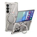 Oatsbasf Magnetinis Metalinis dėklas Samsung Galaxy Z Fold 7 telefonui su 360&deg; besisukančiu žiediniu laikikliu, telefono dangtelis, buferis, atsparus smūgiams Galaxy Z Fold7