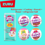 ZURU Mini Brands Maistas Užpildyk &scaron;aldytuvą 1 serija Plauset Brands Namų kapsulė Kūrimas pasidaryk pats Mini virtuvė MasterChef Maisto serija