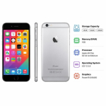 Atnaujintas Apple iPhone 6 Plus 128GB Juodas/Auksinis/Sidabrinis 5.5 Didelio Ekrano I&scaron;manusis Telefonas Atrakintas Pasaulinė Versija