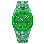 Pažangus deimantinio stiliaus cinko lydinio metalinis dėklas ir dirželio modifikavimo rinkinys, skirtas AP X Swatch Royal Pop, keičiamas į laikrodį For Royal Pop&Excluding Watches green