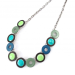 NOA [K0198] - Collier Cr&eacute;ateur 'Bora Bora' vert žalia