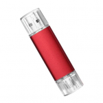 &bdquo;Linkee Micro USB 2.0 Flash Drive OTG Adapter U Disk Thumb Stick Pen&ldquo;, skirtas telefono kompiuteriui 64GB raudona
