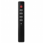 6 raktų mokymosi nuotolinio valdymo pultas televizoriui STB DVD DVB HIFI kodo kopijavimas i&scaron; infraraudonųjų spindulių IR nuotolinio valdymo pulto juoda