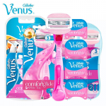 Gillette Venus moterų skutimosi peiliukai Moterų plaukų &scaron;alinimo skustuvas Epiliatorius Bikini kūno pažastų skutimosi skutimosi peiliukai. rožinė