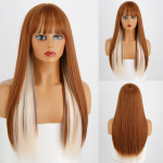 MISS WIG Imbieras mi&scaron;rūs blondinai tiesūs plaukai Sintetinis perukas Moteri&scaron;ki perukai Kar&scaron;čiui atsparūs Moterų kasdieniai Cosplay Lolita Perukai &Scaron;viesūs perukai