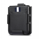 Diržo segtuko laikiklio funkcinis odinis dėklas, skirtas Samsung Galaxy Z Flip 4 Flip3 Flip4 Flip 3 Zflip4 5G mobiliojo telefono dangtelis Coque for Samsung Z Flip 4 juoda