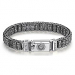 Xsl Jiamei rankų darbo kūrybinė laiminga budistinė sutra apyrankė vyrams varstyti karoliukus retro &scaron;e&scaron;ių žodžių ra&scaron;ybos suasmeninti priedai