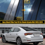 Skirta Skoda Octavia Mk4 2020 2021 2022 2023 automobilio statramsčio stulpams, durų langų apdailos dangtelio skydelio lipdukams automobilių i&scaron;orės dalims