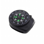 Ne&scaron;iojama kompaso laikrodžio apyrankė skirta &bdquo;Paracord&ldquo; apyrankei, navigacijos priedams, laikrodžiui &bdquo;Camping Outdoor N1J9&ldquo; black-one-size