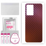 apgo skin sticker film foil vinyl for the BACK compatible with Oppo A57, scratch-resistant, easy to install - Carbon Chameleon CAKA5