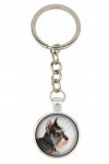 Schnauzer I - keychain with your photo, key decoration, bag pendant from Art-Dog brand sidabras