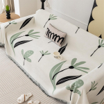 1 vnt. Sofos pagalvėlės audinys Dvipusis &Scaron;enilinis Visų sezonų Universalus Kaimi&scaron;ko stiliaus Svetainės Neslystantis Sofos užvalkalas Sofos sėdynės užvalkalas 180X130cm kava