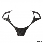 Anglies pluo&scaron;to automobilio vairo skydelio apdailos dangtelio apdailos lipdukas BMW 1 3 serijos E87 E90 E92 E93 2005-2012 m.