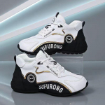 Vyri&scaron;ki Nauji Prabangūs Sneakers Sportiniai Batai Moteri&scaron;ki Laisvalaikiai Sneakers Stambūs Sneakers Poros Naujo dizaino odiniai bėgimo bateliai mink&scaron;tu padu 41