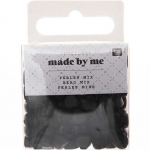 165 perles coeur 5 x 7 mm - noir