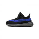 adidas Yeezy Boost 350 V2 kūdikiams skirti akinančiai mėlyni kūdikiams skirti sportbačiai su juoda spalva GY9584 23&frac12;
