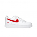 Supreme x Nike Air Force 1 Low Dėžutės Logotipas - Speed Red &Scaron;anchajaus I&scaron;skirtiniai Unisex Sportbačiai Balti CU9225-101 42