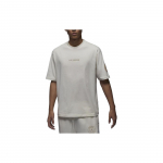 Jordan PSG bendradarbiavimo apvalios apykaklės laisvalaikio trumpomis rankovėmis T-shirt vyrams SS24 Sail-White FN5331-133 M